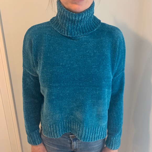 Lovers + Friends Lime Geneva Chenille Sweater XS - Picture 1 of 8